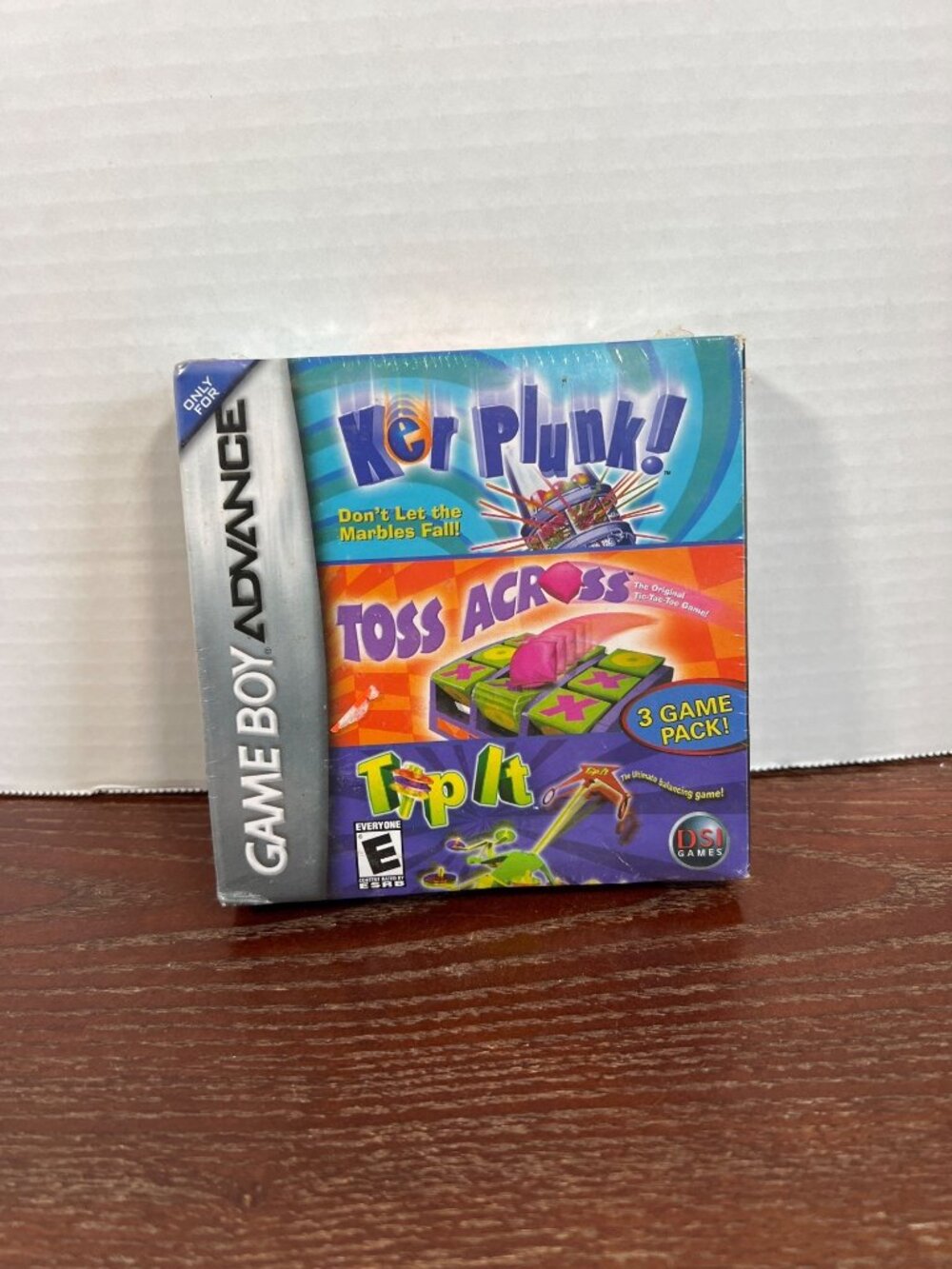 Ker Plunk Toss Across Tip It 3 Game Pack Nintendo Game Boy Advance Sealed